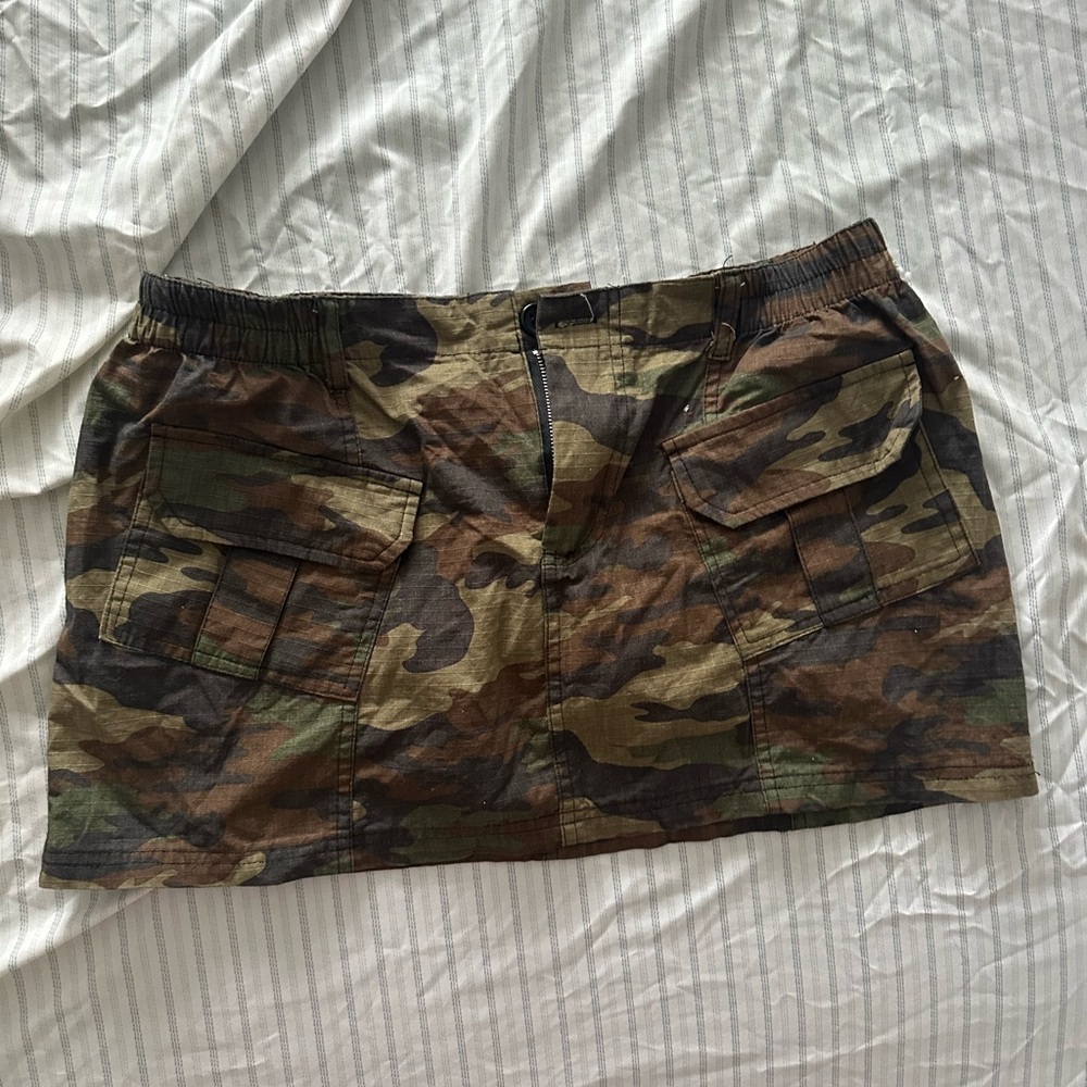 Camo Mini Skirt